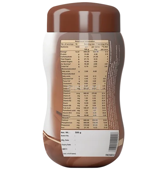 endura mass weight gainer chocolate powder 500 gm